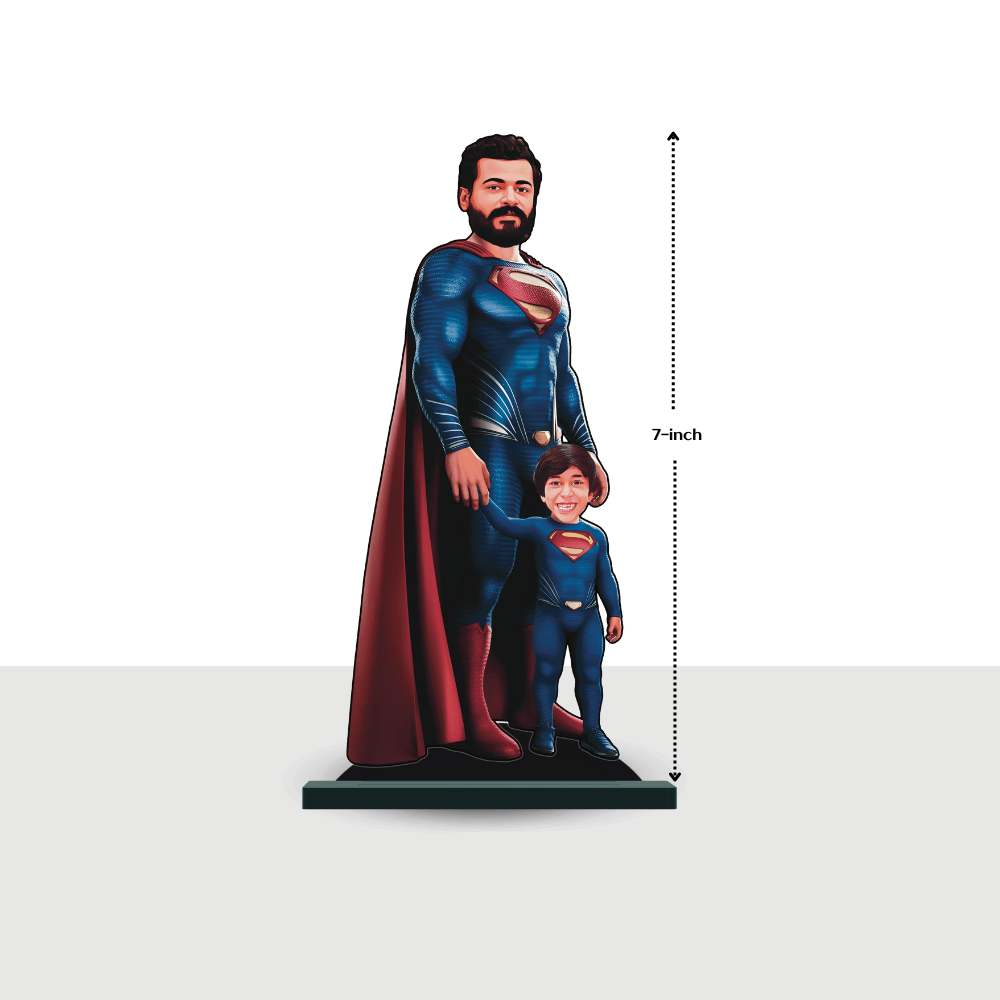 Personalised Superhero Father & Son Super Man Minify