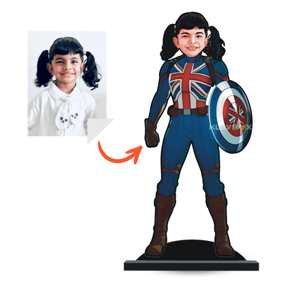 Superhero minify Lady Captain America