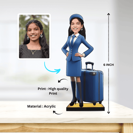 Air Hostess Desire Personalized Minify