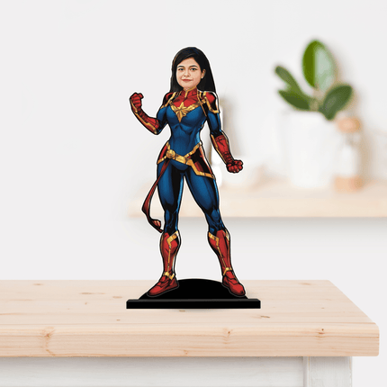 Personalised  Captain marvel Miniature for Adults
