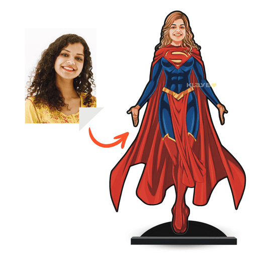 Superhero minify Super Women Straight Pose