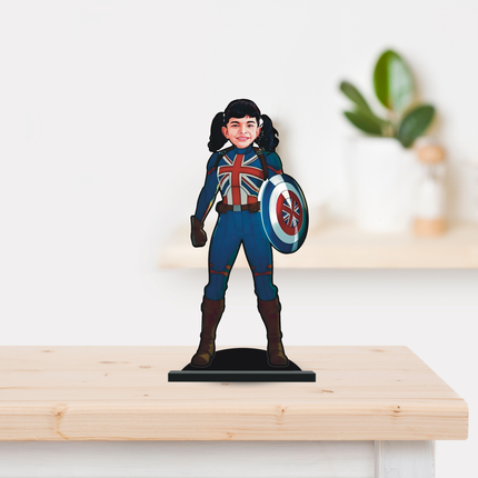 Superhero minify Lady Captain America