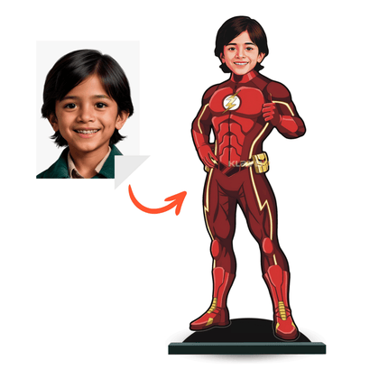 Personalised Superhero Flash Minify Pose 2