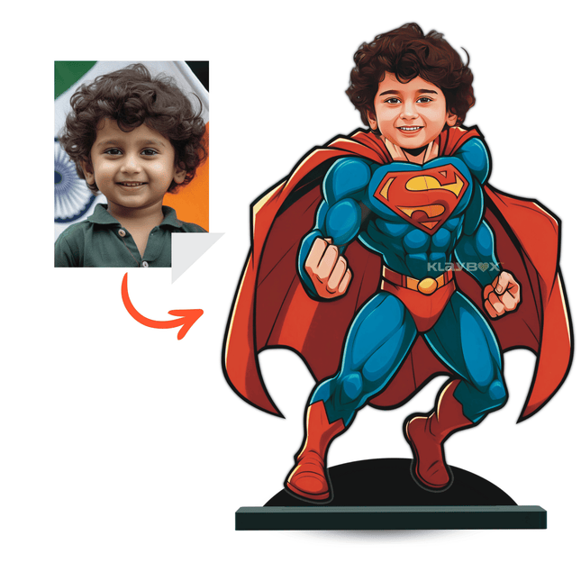 Personalised Superhero Superman Minify Pose 4