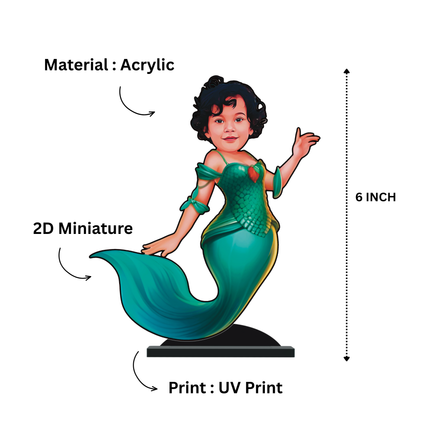 Superhero minify little mermaid