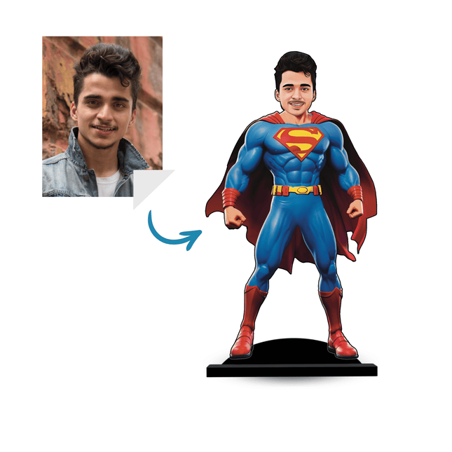 Personalised Super-man Miniature for Adults