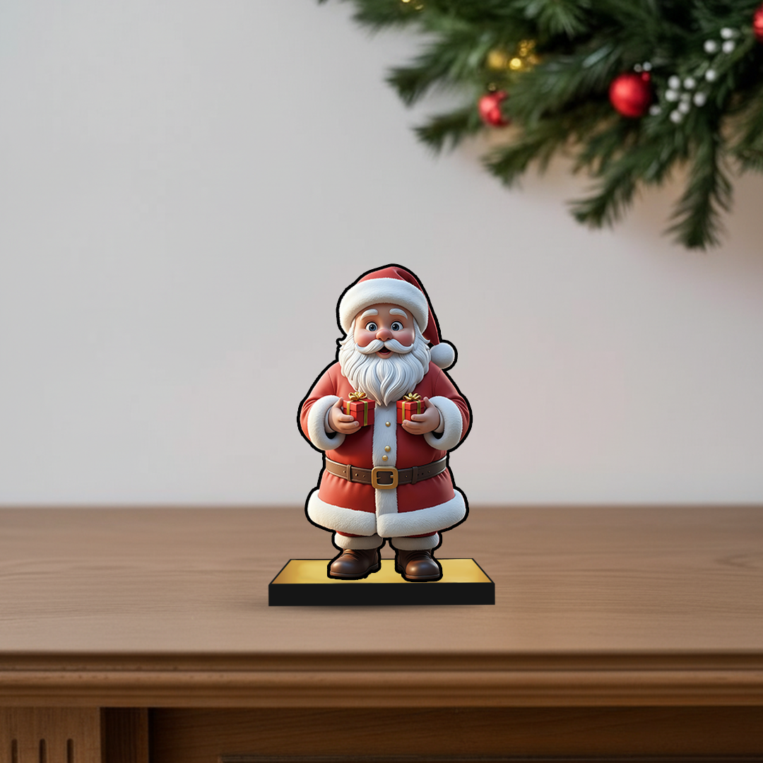 Santa Claus - Christmas 2D Miniature – Festive Decor