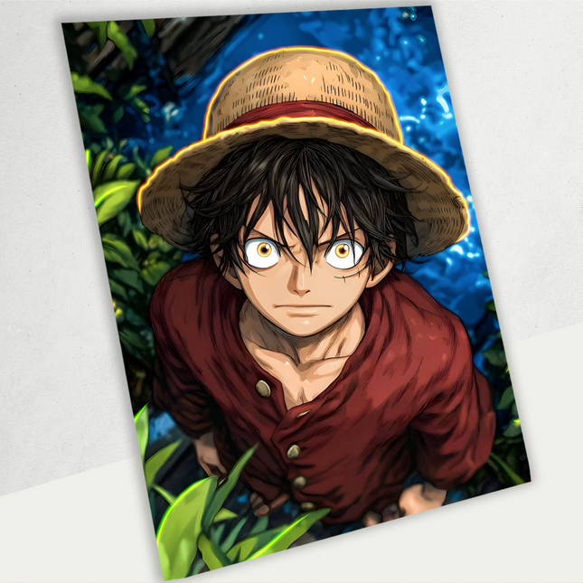 Monkey D. Luffy – Straw Hat Adventure - Premium Acrylic Anime Wall Frame