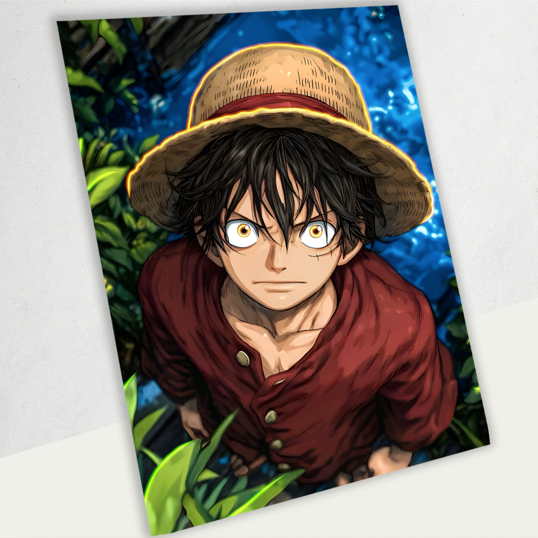 Monkey D. Luffy – Straw Hat Adventure - Premium Acrylic Anime Wall Frame