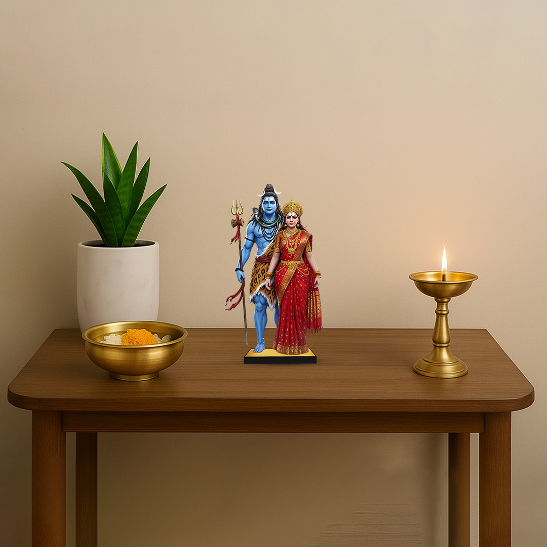Shiva Parvati 2D Miniature