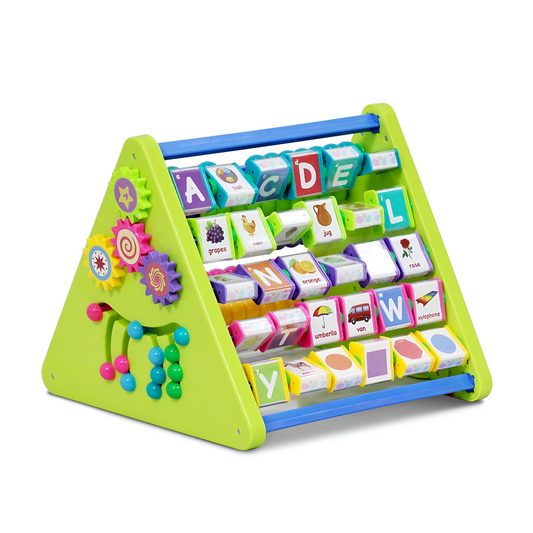 8-in-1 Activity Triangle Toy for Kids
