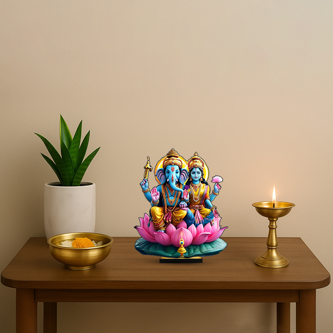 Lakshmi Ganesh 2D Miniature
