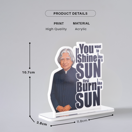 A.P.J. Abdul Kalam Motivational Table Top Decor