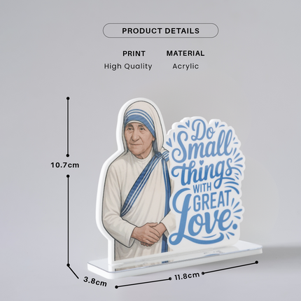 Mother Teresa Motivational Table Top Decor