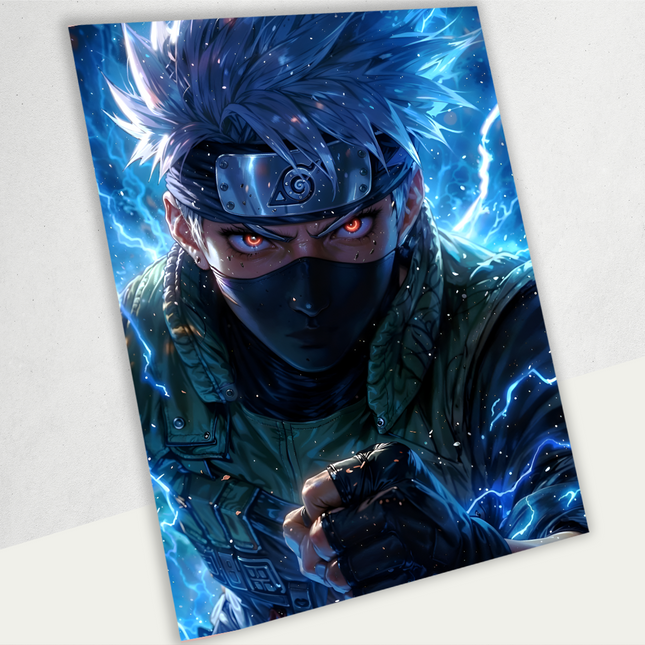 Kakashi Hatake – Lightning Blade - Premium Acrylic Anime Wall Frame
