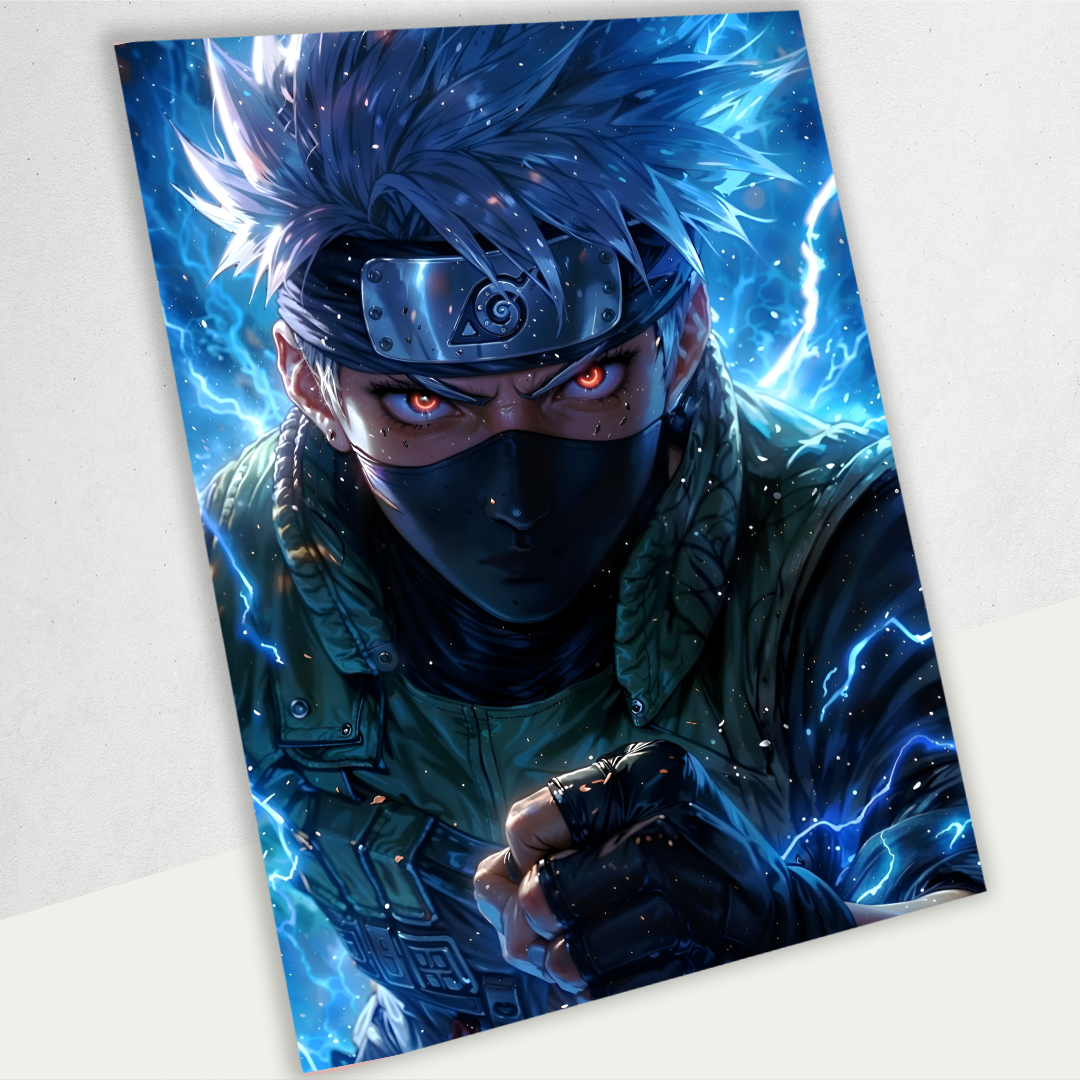 Kakashi Hatake – Lightning Blade - Premium Acrylic Anime Wall Frame