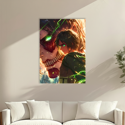 Eren Yeager – Titan Awakening Premium Acrylic Anime Wall Frame