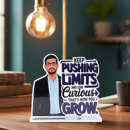 Sundar Pichai Motivational Table Top Decor