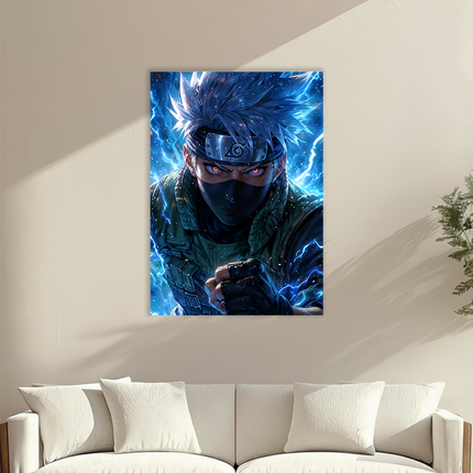 Kakashi Hatake – Lightning Blade - Premium Acrylic Anime Wall Frame