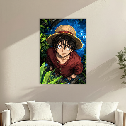 Monkey D. Luffy – Straw Hat Adventure - Premium Acrylic Anime Wall Frame