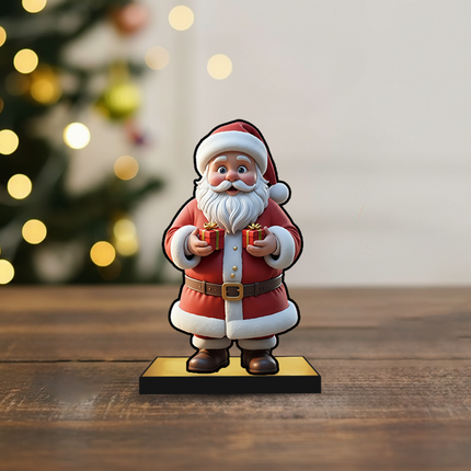 Santa Claus - Christmas 2D Miniature – Festive Decor