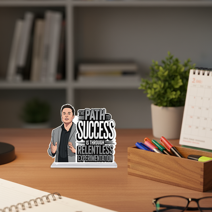 Elon Musk Motivational Table Top Decor