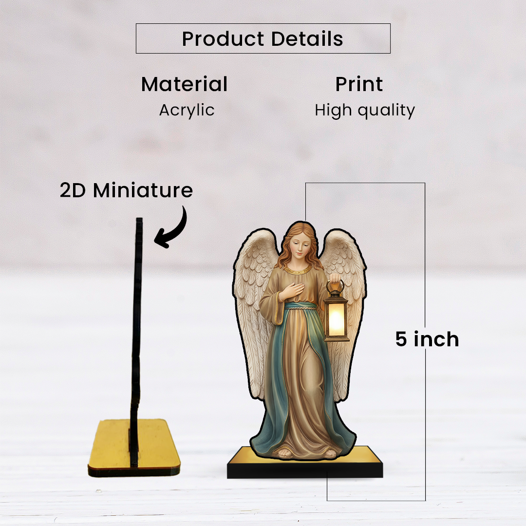 Holy Light Angel - 2D Christmas Miniature Decor