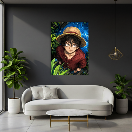 Monkey D. Luffy – Straw Hat Adventure - Premium Acrylic Anime Wall Frame