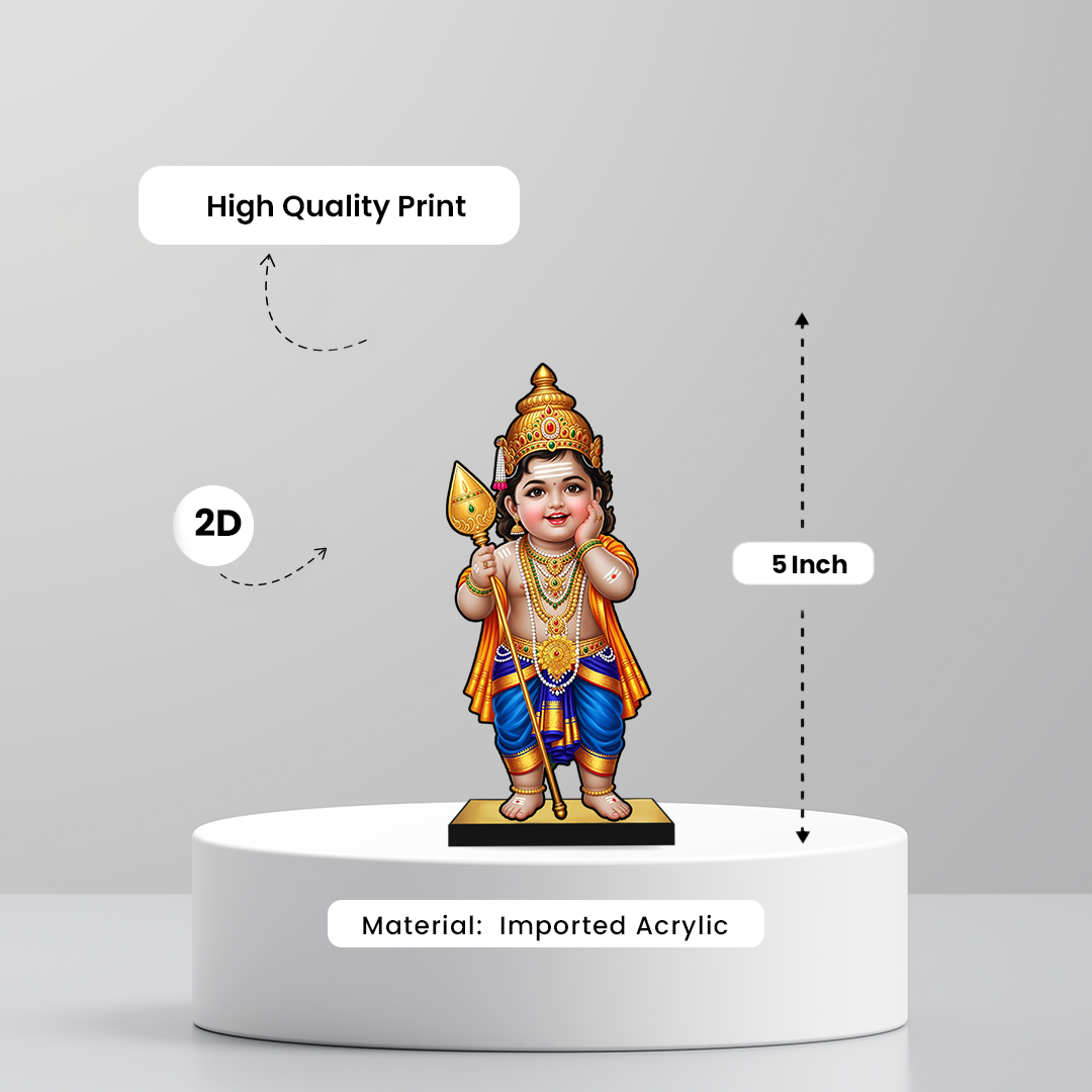 Lord Murugan 2D Miniature