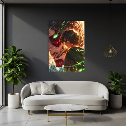 Eren Yeager – Titan Awakening Premium Acrylic Anime Wall Frame