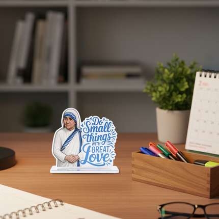 Mother Teresa Motivational Table Top Decor