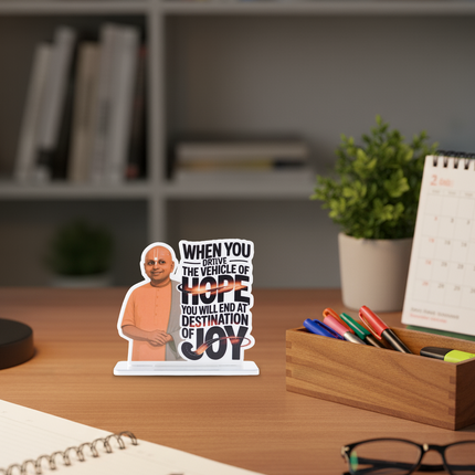 Gaur Gopal Das Motivational Table Top Decor