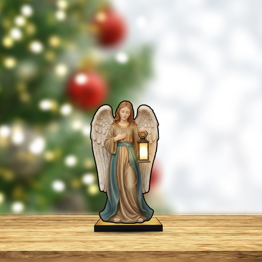 Holy Light Angel - 2D Christmas Miniature Decor