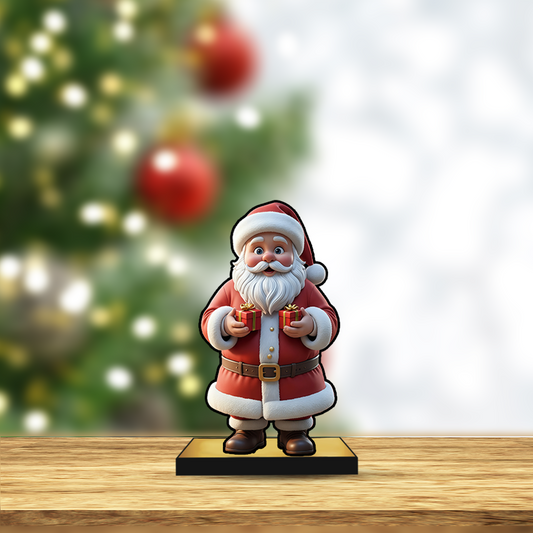 Santa Claus - Christmas 2D Miniature – Festive Decor