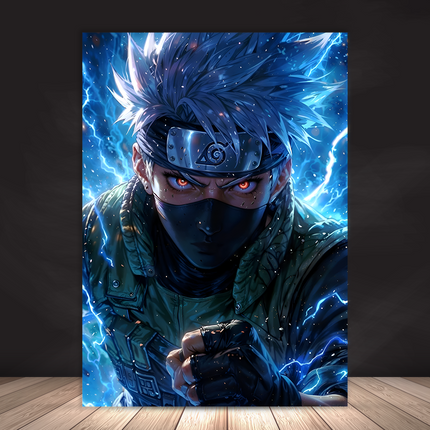 Kakashi Hatake – Lightning Blade - Premium Acrylic Anime Wall Frame
