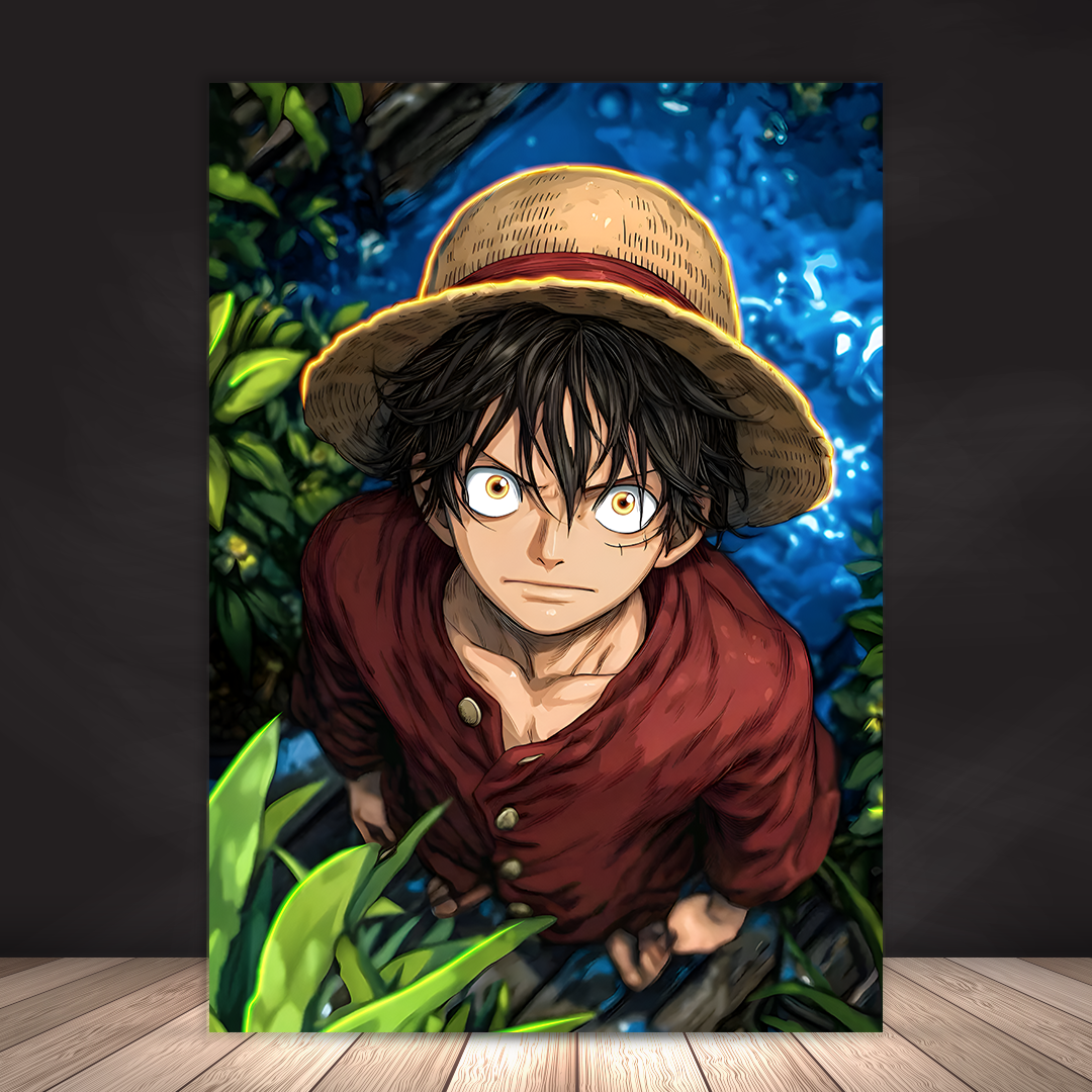 Monkey D. Luffy – Straw Hat Adventure - Premium Acrylic Anime Wall Frame