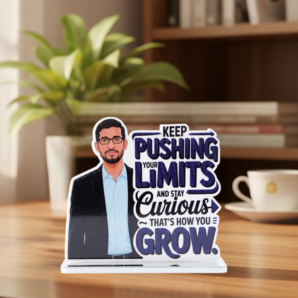 Sundar Pichai Motivational Table Top Decor