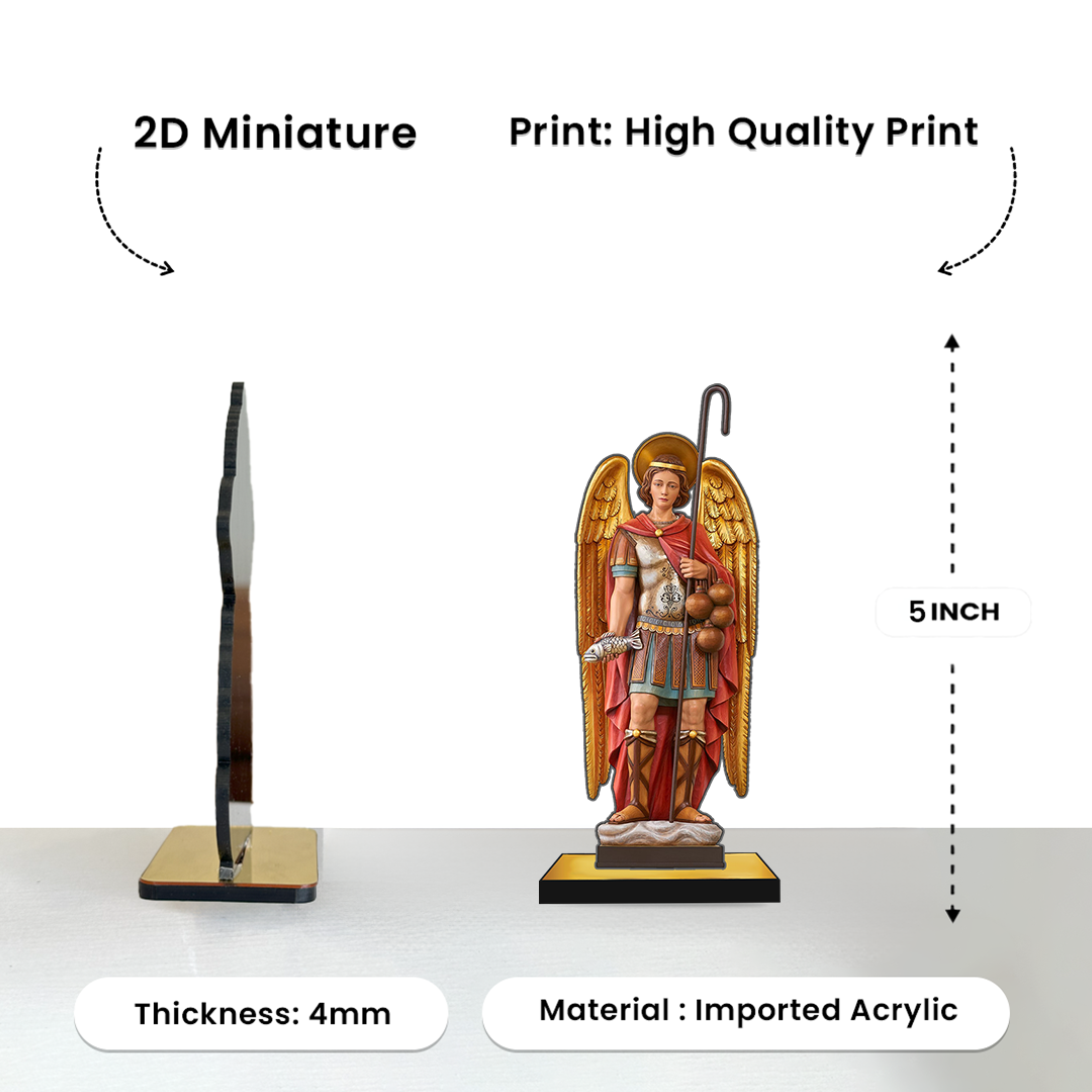 Raphael the Archangel 2D Miniature statue