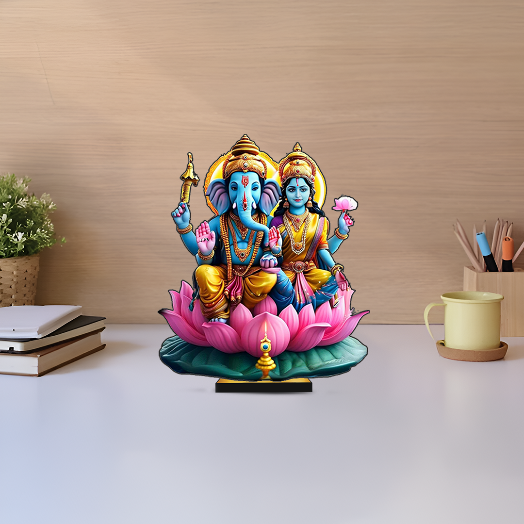 Lakshmi Ganesh 2D Miniature