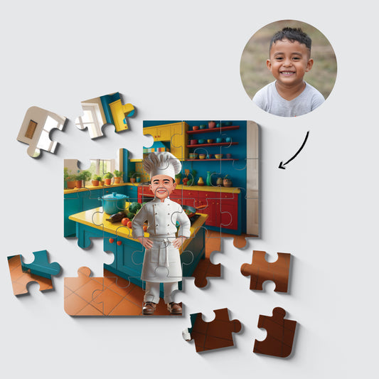 Personalised Chef Desire Puzzle Photo Frame