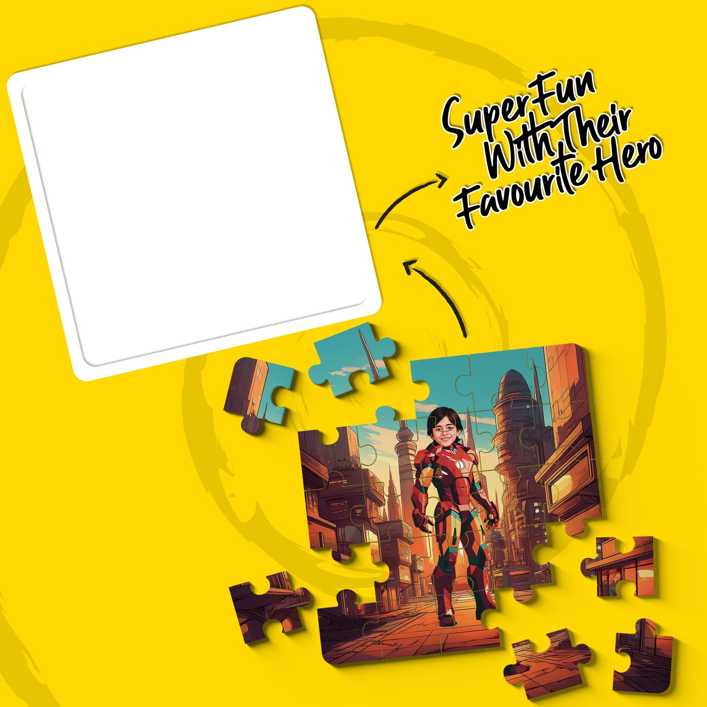 Iron Man Superhero Puzzle
