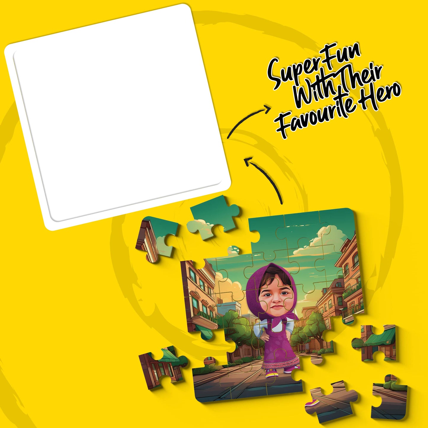 Masha Superhero Puzzle