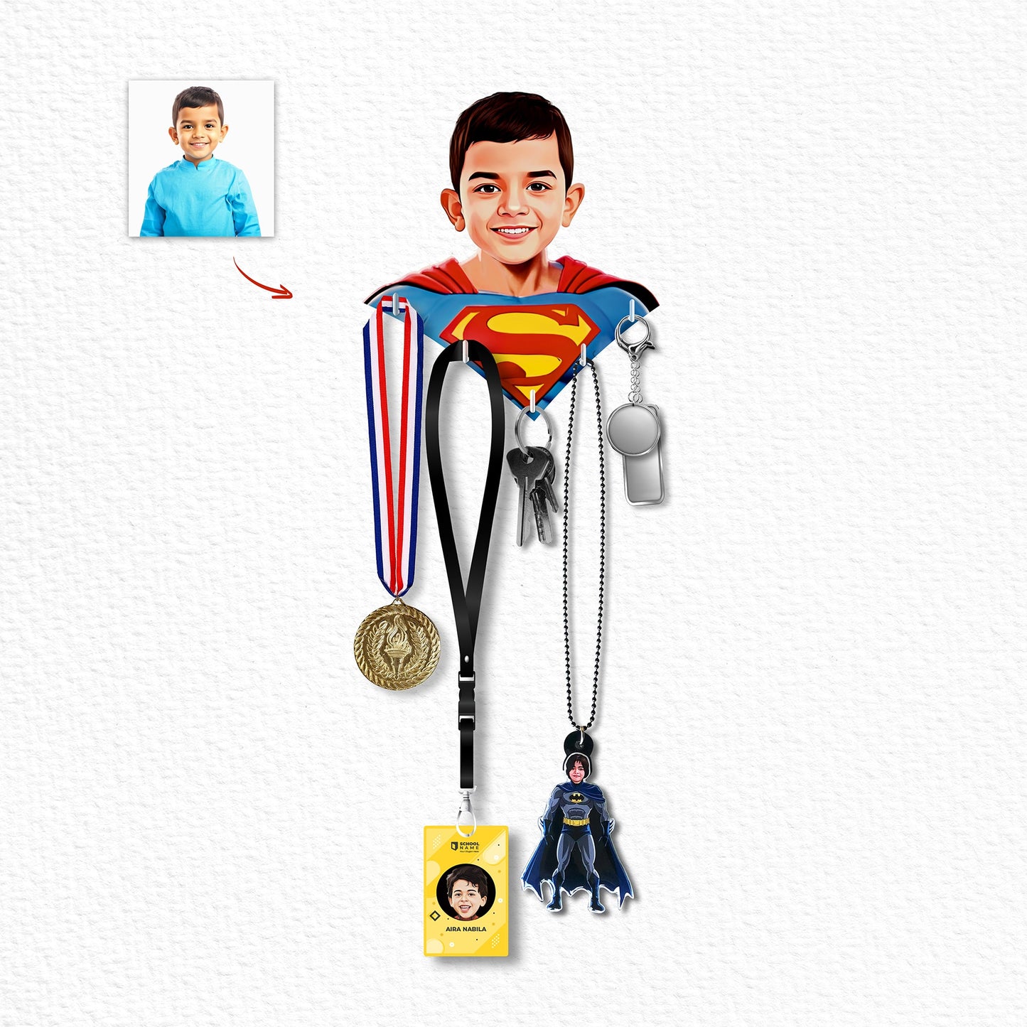 Superman SuperHero- Wall Hanger!