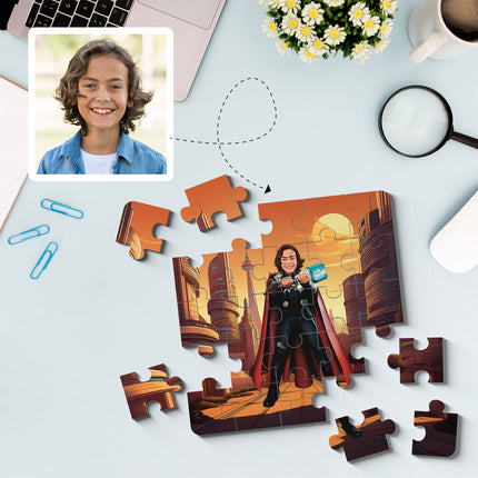 Thor Superhero Puzzle