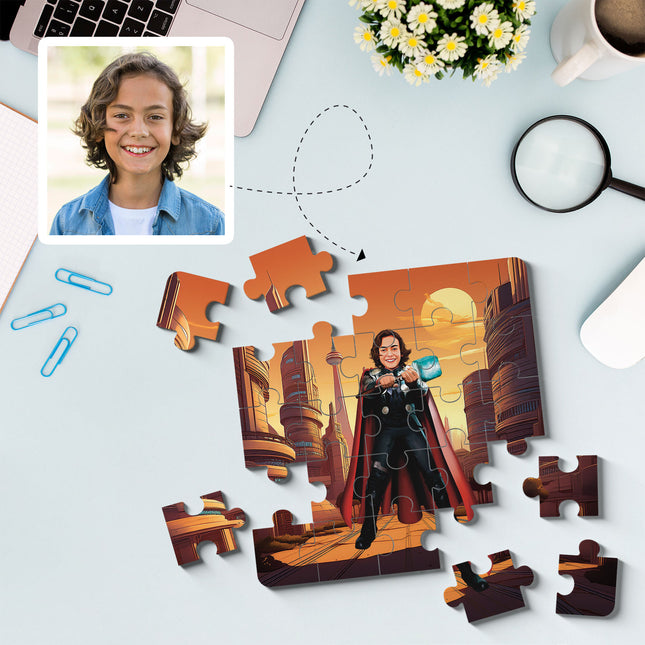 Thor Superhero Puzzle