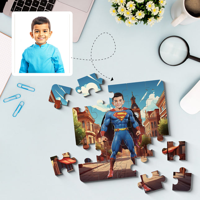 Superman Superhero Puzzle