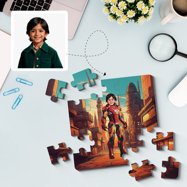 Iron Man Superhero Puzzle