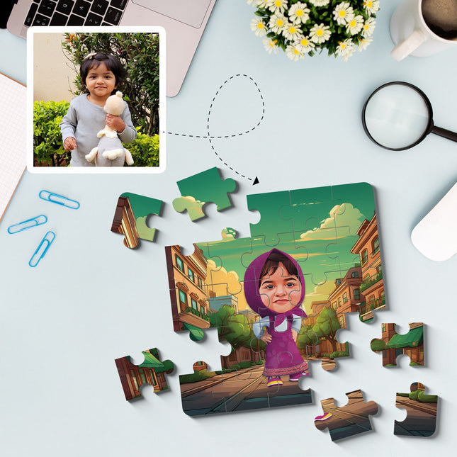 Masha Superhero Puzzle