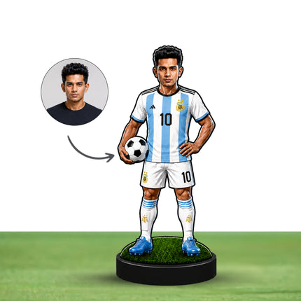 Personalized Argentina Football 2D Miniature