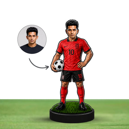 Personalized South Korea Football 2D Miniature